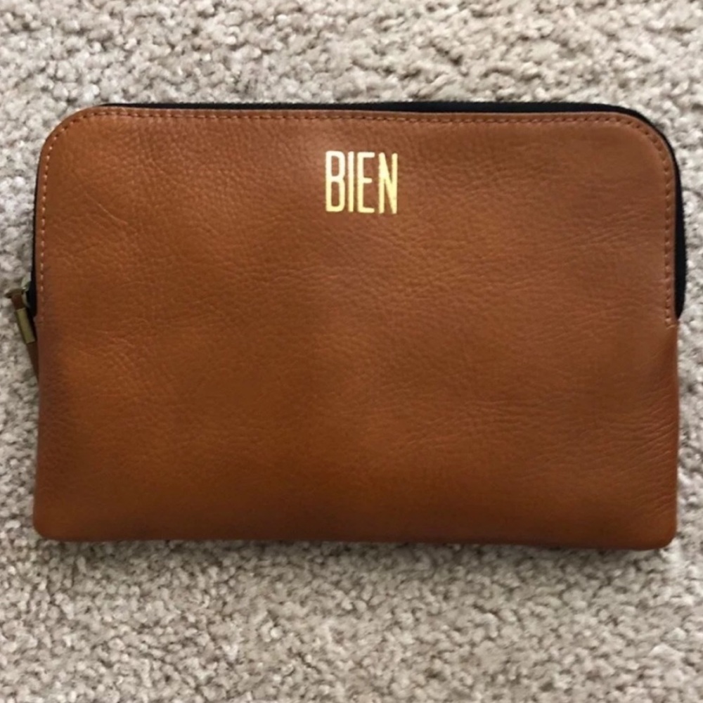 Madewell Bien clutch pouch.
